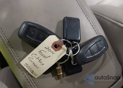 2014 Ford C-Max Hybrid Sel z USA, uszkodzony, nr VIN 1FADP5BU4EL505464